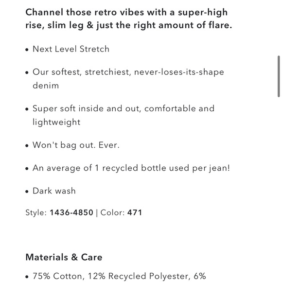 American Eagle Outfitters Super High Rise Flare Leg Jean Womens 2 Blue Denim Y2K - Picture 11 of 16